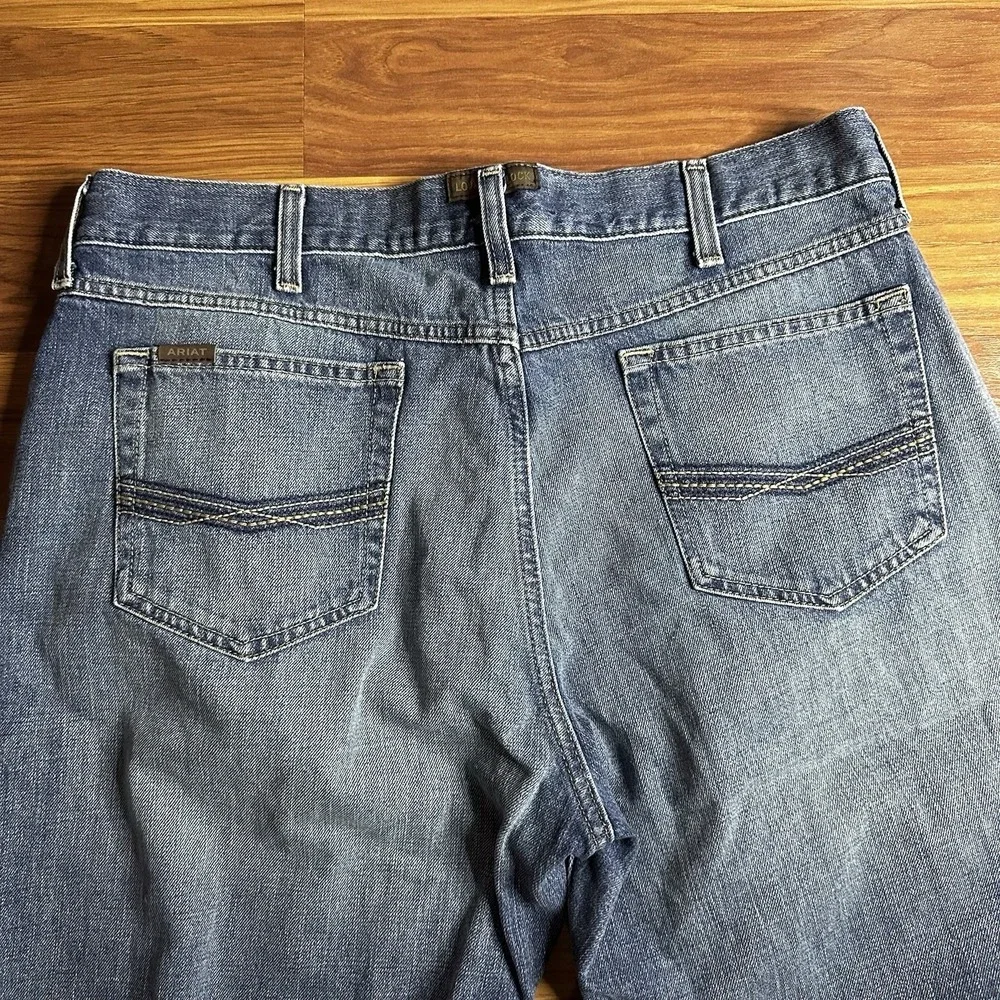 Lot of 2 Ariat Legacy M2 Traditional Relaxed Jeans Mens 36x34 Boot Cut Western